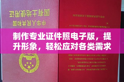 新余制作专业证件照电子版，提升形象，轻松应对各类需求