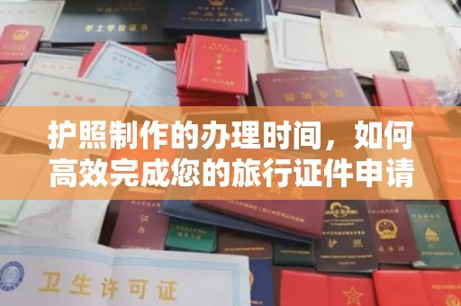 新余护照制作的办理时间，如何高效完成您的旅行证件申请