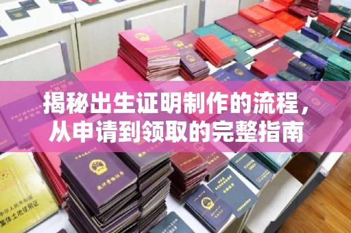新余揭秘出生证明制作的流程，从申请到领取的完整指南
