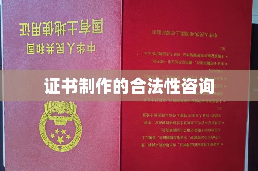 新余证书制作的合法性咨询