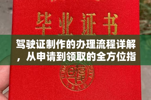 新余驾驶证制作的办理流程详解，从申请到领取的全方位指南