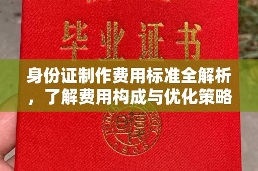 新余身份证制作费用标准全解析，了解费用构成与优化策略