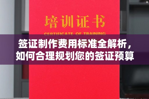 新余签证制作费用标准全解析，如何合理规划您的签证预算？